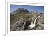 Waterfall and Mountain Landscape on Pamiagdluk Island-null-Framed Photographic Print