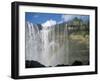 Waterfall and Rainbow, Salta Del Laja, Chile, South America-Aaron McCoy-Framed Photographic Print