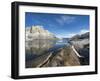 Waterfall and Reflection of Mountains in Laguna De La Plaza, El Cocuy National Park, Colombia-Christian Kober-Framed Photographic Print