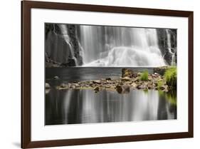 Waterfall and reflection, Oregon-Adam Jones-Framed Photographic Print