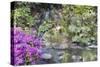 Waterfall at Crystal Springs Rhododendron Garden-jpldesigns-Stretched Canvas