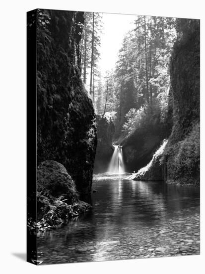 Waterfall at Eagle Creek-R.M. Filloon-Stretched Canvas