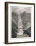 Waterfall at Kringlendal, Norway-ED Clarke-Framed Art Print