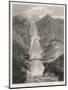 Waterfall at Kringlendal, Norway-ED Clarke-Mounted Art Print