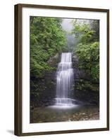 Waterfall at Mount Emei Shan, UNESCO World Heritage Site, Sichuan Province, China-Kober Christian-Framed Photographic Print