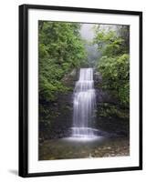 Waterfall at Mount Emei Shan, UNESCO World Heritage Site, Sichuan Province, China-Kober Christian-Framed Photographic Print