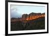 Waterfall at sunrise, Andringitra National Park, Ambalavao, central area, Madagascar, Africa-Christian Kober-Framed Photographic Print