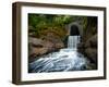 Waterfall at the End of a Tunnel-jjuhala-Framed Photographic Print