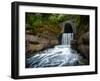 Waterfall at the End of a Tunnel-jjuhala-Framed Photographic Print