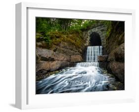 Waterfall at the End of a Tunnel-jjuhala-Framed Photographic Print