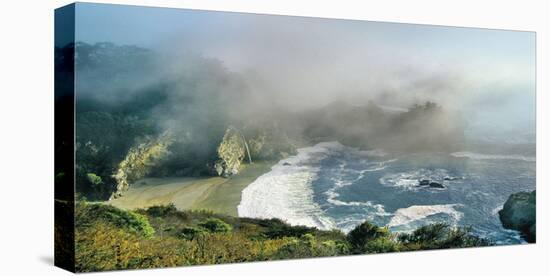 Waterfall Big Sur-Loren Soderberg-Stretched Canvas