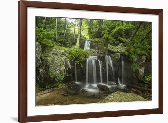 Waterfall, Blue Ridge Mountains, North Carolina, United States of America, North America-Jon Reaves-Framed Photographic Print