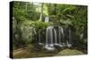 Waterfall, Blue Ridge Mountains, North Carolina, United States of America, North America-Jon Reaves-Stretched Canvas