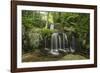 Waterfall, Blue Ridge Mountains, North Carolina, United States of America, North America-Jon Reaves-Framed Photographic Print