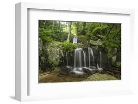 Waterfall, Blue Ridge Mountains, North Carolina, United States of America, North America-Jon Reaves-Framed Photographic Print