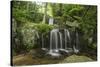 Waterfall, Blue Ridge Mountains, North Carolina, United States of America, North America-Jon Reaves-Stretched Canvas