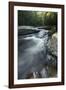 Waterfall, Blue Ridge Mountains, North Carolina, United States of America, North America-Jon Reaves-Framed Photographic Print