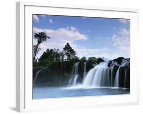 Waterfall, Bolaven Plateau, Laos, Indochina, Southeast Asia-Colin Brynn-Framed Photographic Print