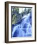 Waterfall Cascades Past Lichen-Covered Rocks, Sierra Nevada Mountains, California, USA-Christopher Talbot Frank-Framed Photographic Print