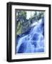 Waterfall Cascades Past Lichen-Covered Rocks, Sierra Nevada Mountains, California, USA-Christopher Talbot Frank-Framed Photographic Print
