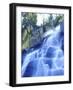 Waterfall Cascades Past Lichen-Covered Rocks, Sierra Nevada Mountains, California, USA-Christopher Talbot Frank-Framed Photographic Print