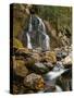 Waterfall Cascading over Rocks-Robert Glusic-Stretched Canvas