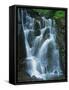 Waterfall Cascading over Rocks-Jagdish Agarwal-Framed Stretched Canvas