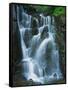 Waterfall Cascading over Rocks-Jagdish Agarwal-Framed Stretched Canvas