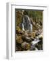 Waterfall Cascading over Rocks-Robert Glusic-Framed Photographic Print