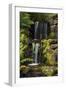 Waterfall, Crystal Springs Rhododendron Garden, Portland, Oregon, USA-Michel Hersen-Framed Photographic Print