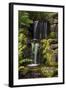 Waterfall, Crystal Springs Rhododendron Garden, Portland, Oregon, USA-Michel Hersen-Framed Photographic Print