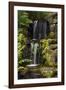 Waterfall, Crystal Springs Rhododendron Garden, Portland, Oregon, USA-Michel Hersen-Framed Photographic Print