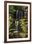 Waterfall, Crystal Springs Rhododendron Garden, Portland, Oregon, USA-Michel Hersen-Framed Photographic Print