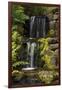 Waterfall, Crystal Springs Rhododendron Garden, Portland, Oregon, USA-Michel Hersen-Framed Photographic Print