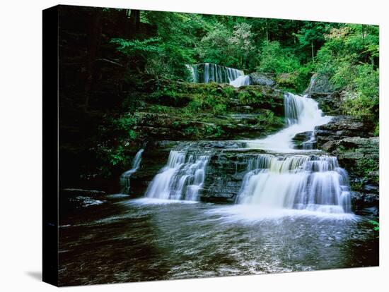 Waterfall, Dingman's Creek-null-Stretched Canvas