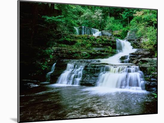 Waterfall, Dingman's Creek-null-Mounted Photographic Print