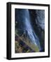 Waterfall Down Rock Face, Fairy Falls, Yellowstone National Park, Wyoming, USA-Scott T. Smith-Framed Photographic Print