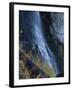 Waterfall Down Rock Face, Fairy Falls, Yellowstone National Park, Wyoming, USA-Scott T. Smith-Framed Photographic Print