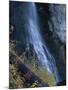 Waterfall Down Rock Face, Fairy Falls, Yellowstone National Park, Wyoming, USA-Scott T. Smith-Mounted Photographic Print