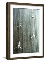 Waterfall, Dubai Mall, Dubai, United Arab Emirates, Middle East-Amanda Hall-Framed Photographic Print