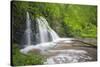 Waterfall, Fairy Glen Rspb Reserve, Inverness-Shire, Scotland, UK, May-Peter Cairns-Stretched Canvas