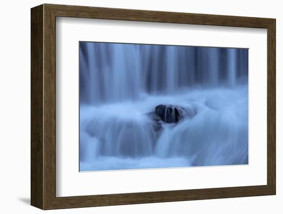 Waterfall Flow Detail, Outside Skógafoss, Waterfall Iceland-Vincent James-Framed Photographic Print
