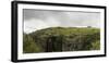 Waterfall flowing over the edge into the depths of the gorge, Tzaneen, Limpopo Province-null-Framed Photographic Print