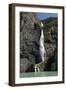 Waterfall from Hanging Valley-Tony-Framed Photographic Print