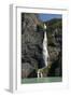 Waterfall from Hanging Valley-Tony-Framed Photographic Print