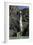 Waterfall from Hanging Valley-Tony-Framed Photographic Print