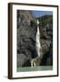 Waterfall from Hanging Valley-Tony-Framed Photographic Print