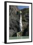 Waterfall from Hanging Valley-Tony-Framed Photographic Print