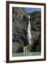 Waterfall from Hanging Valley-Tony-Framed Photographic Print