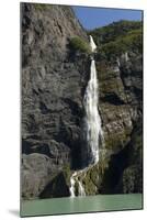 Waterfall from Hanging Valley-Tony-Mounted Photographic Print